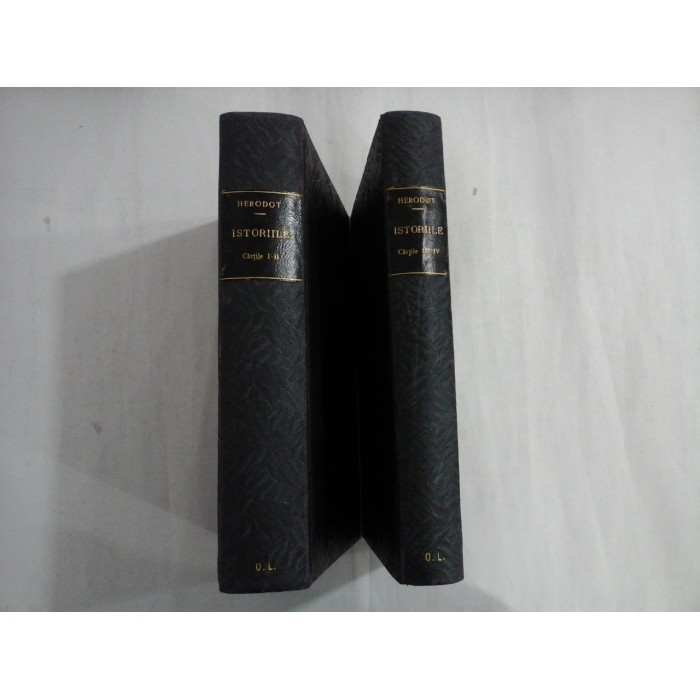ISTORIILE LUI ERODOT - 4 volume - editie 1894 -1915, greaca-romana (Herodot) ISTORIILE LUI ERODOT - 4 volume - editie 1894 -1915, greaca-romana (Herodot)